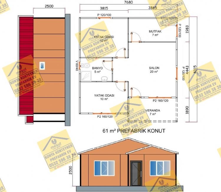 En Güvenilir Prefabrik Ev Firması Konya Prefabrik Ev Çelik Ev